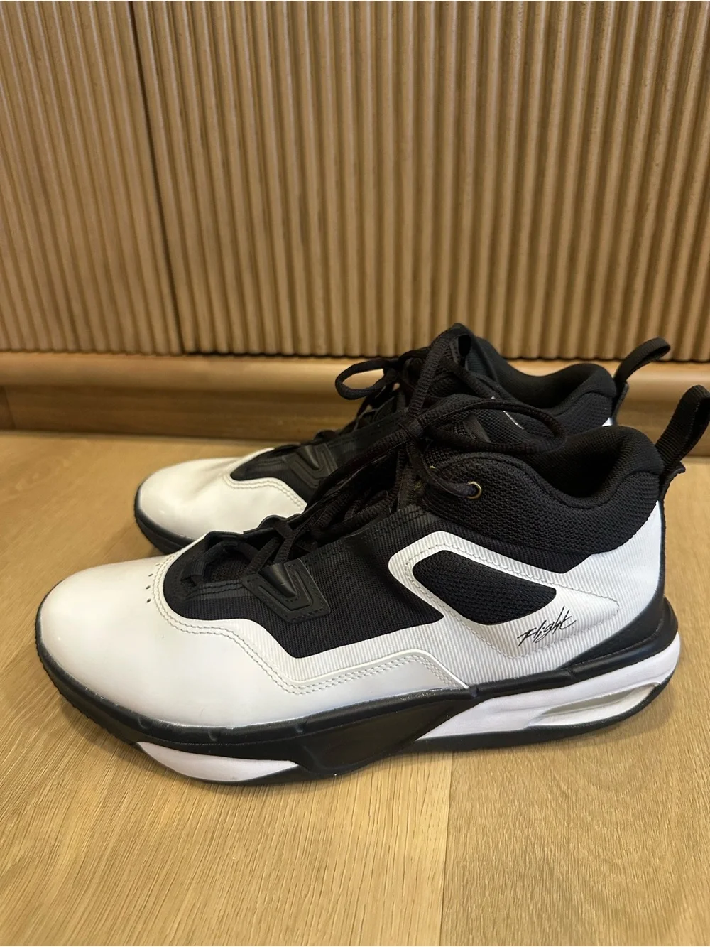 Nike Air Jordan Stay Loyal 3 Black White Gold size 9.5